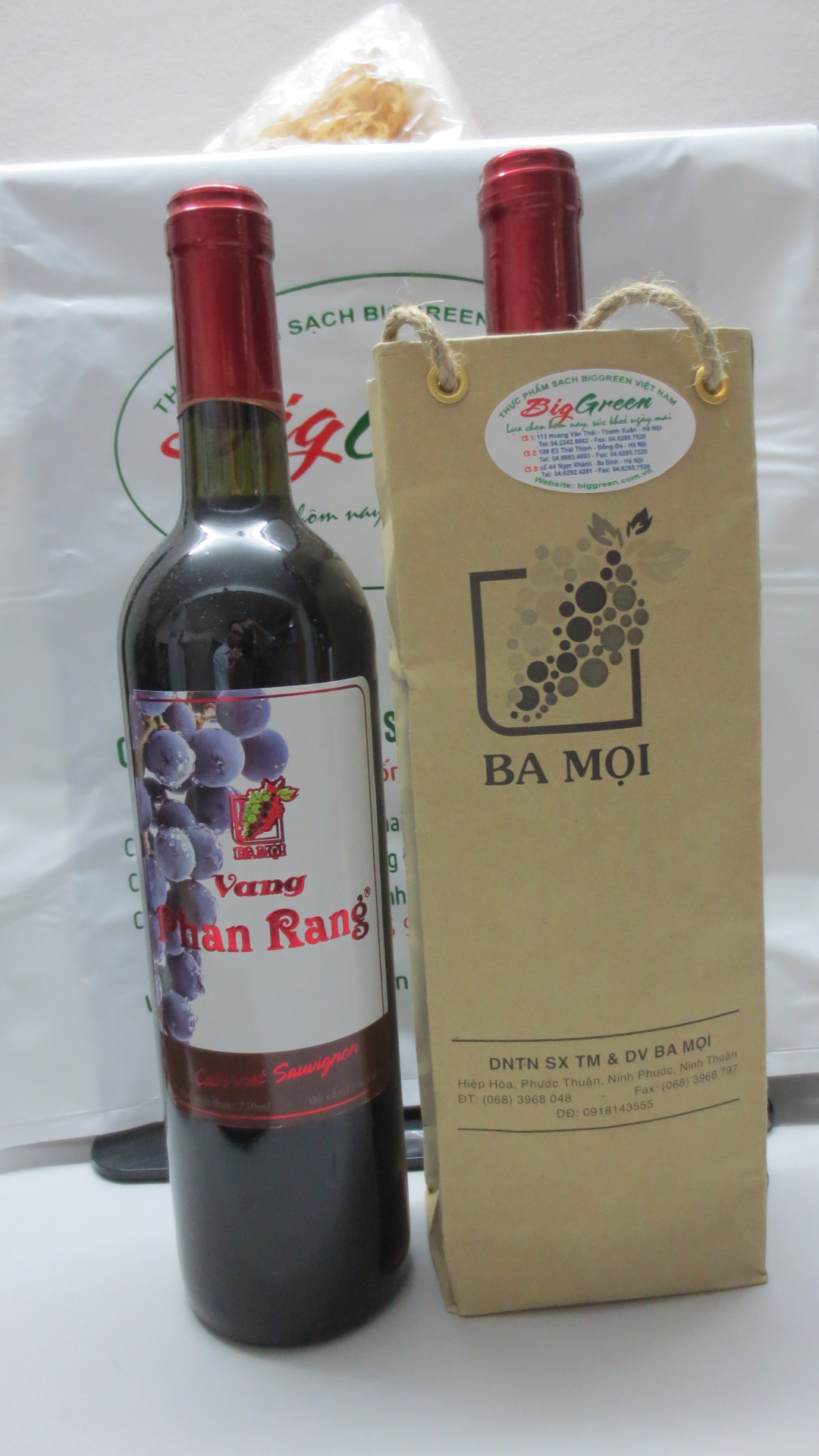 Rượu Vang nho Ba Mọi