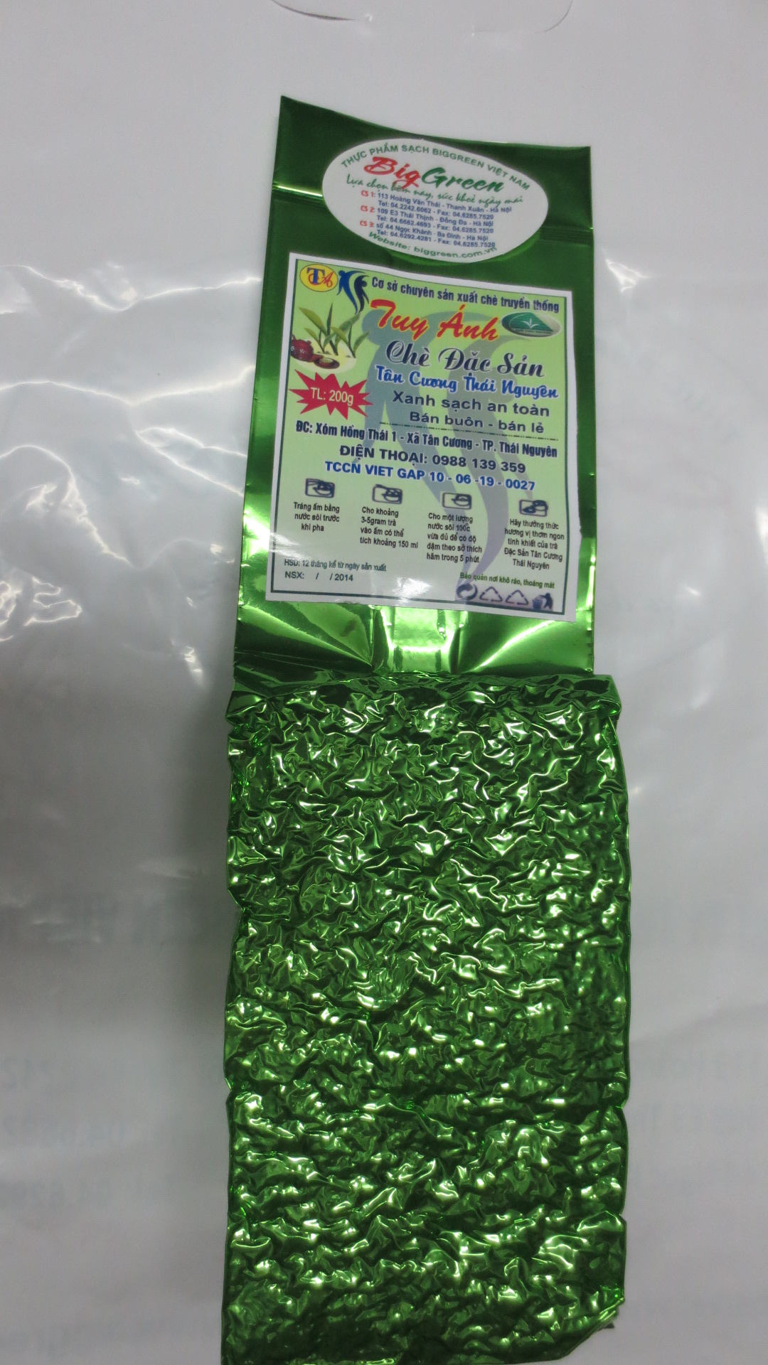 Chè đặc sản Tân Cương VietGAP