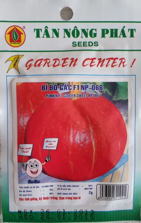 Hạt bí đỏ gấc