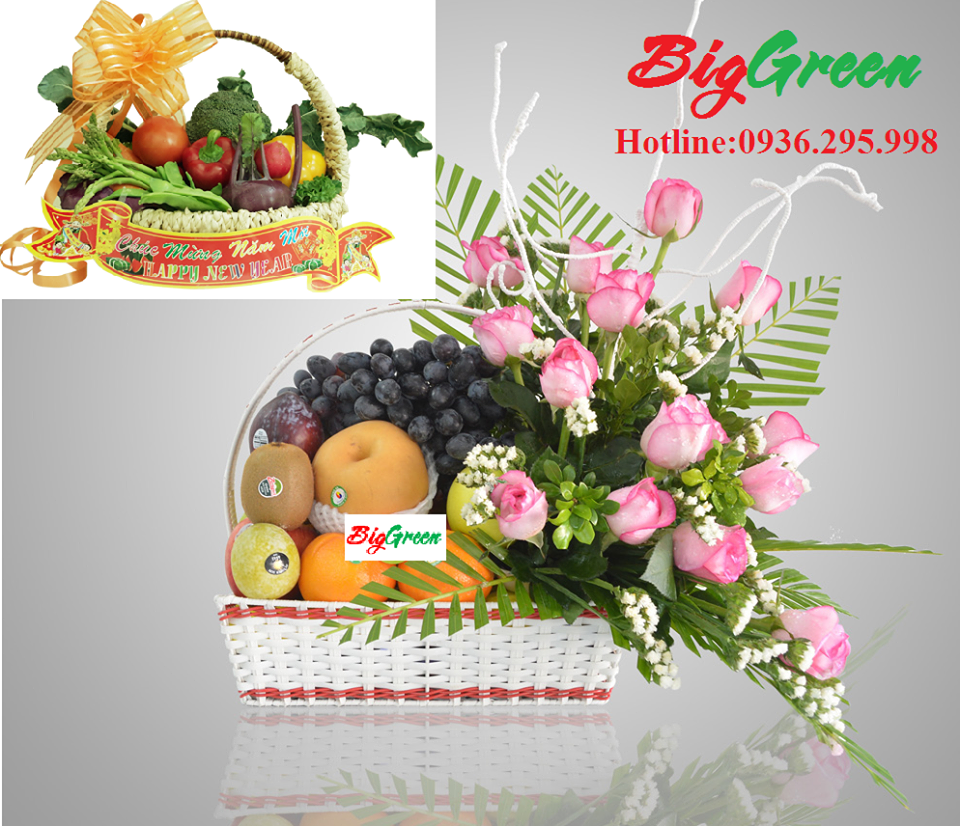 Giỏ hoa quả (làm theo yêu cầu)