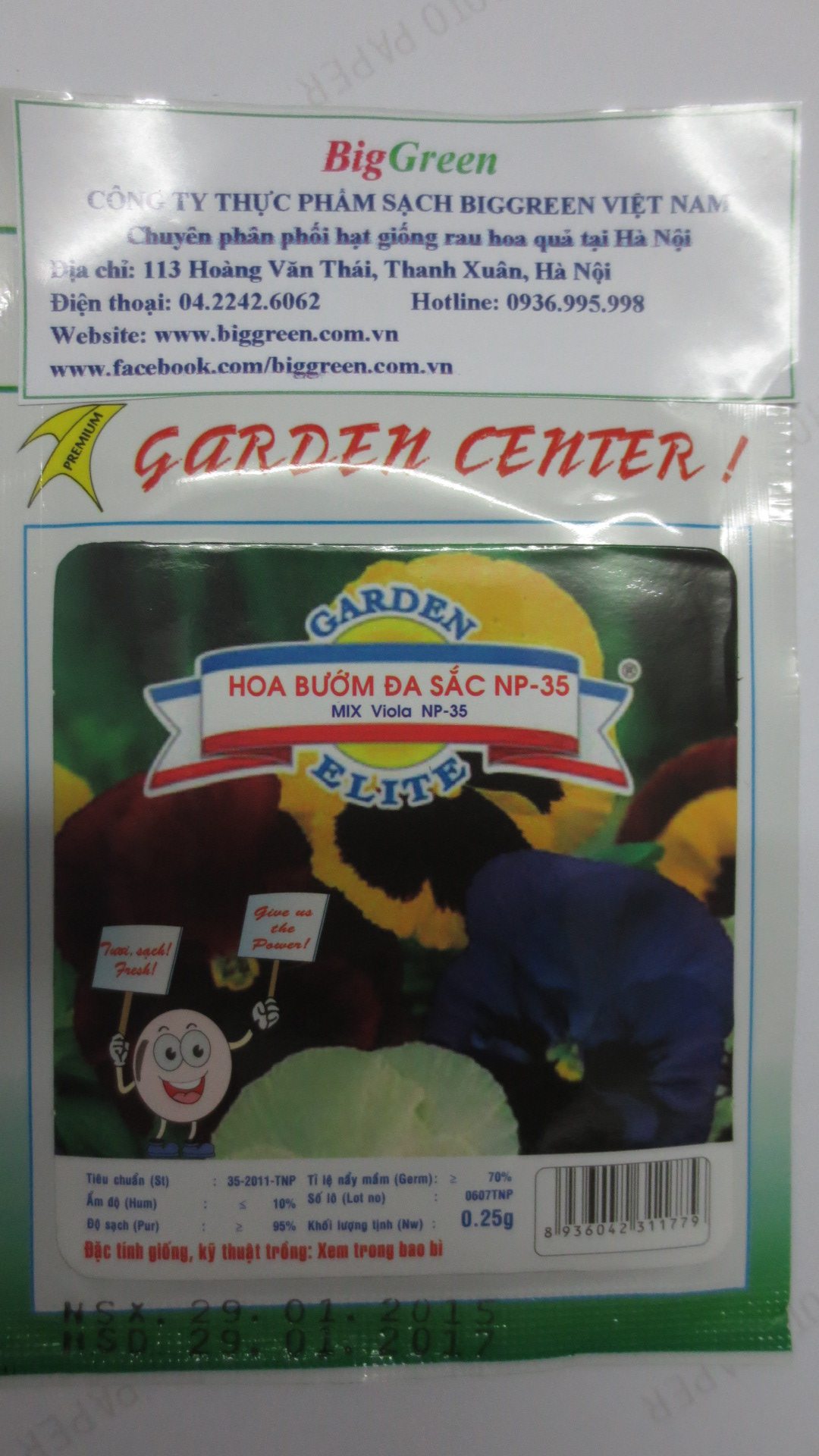 Hạt giống hoa Bướm đa sắc