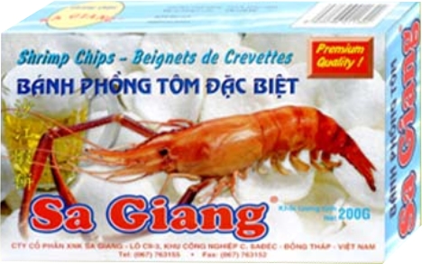 Bánh phồng tôm Sa Giang
