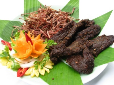 Thịt bò gác bếp Sơn La