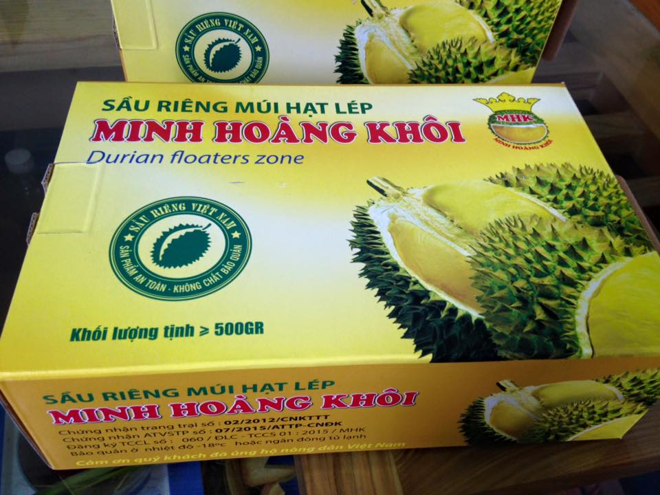 Sầu riêng múi hạt lép