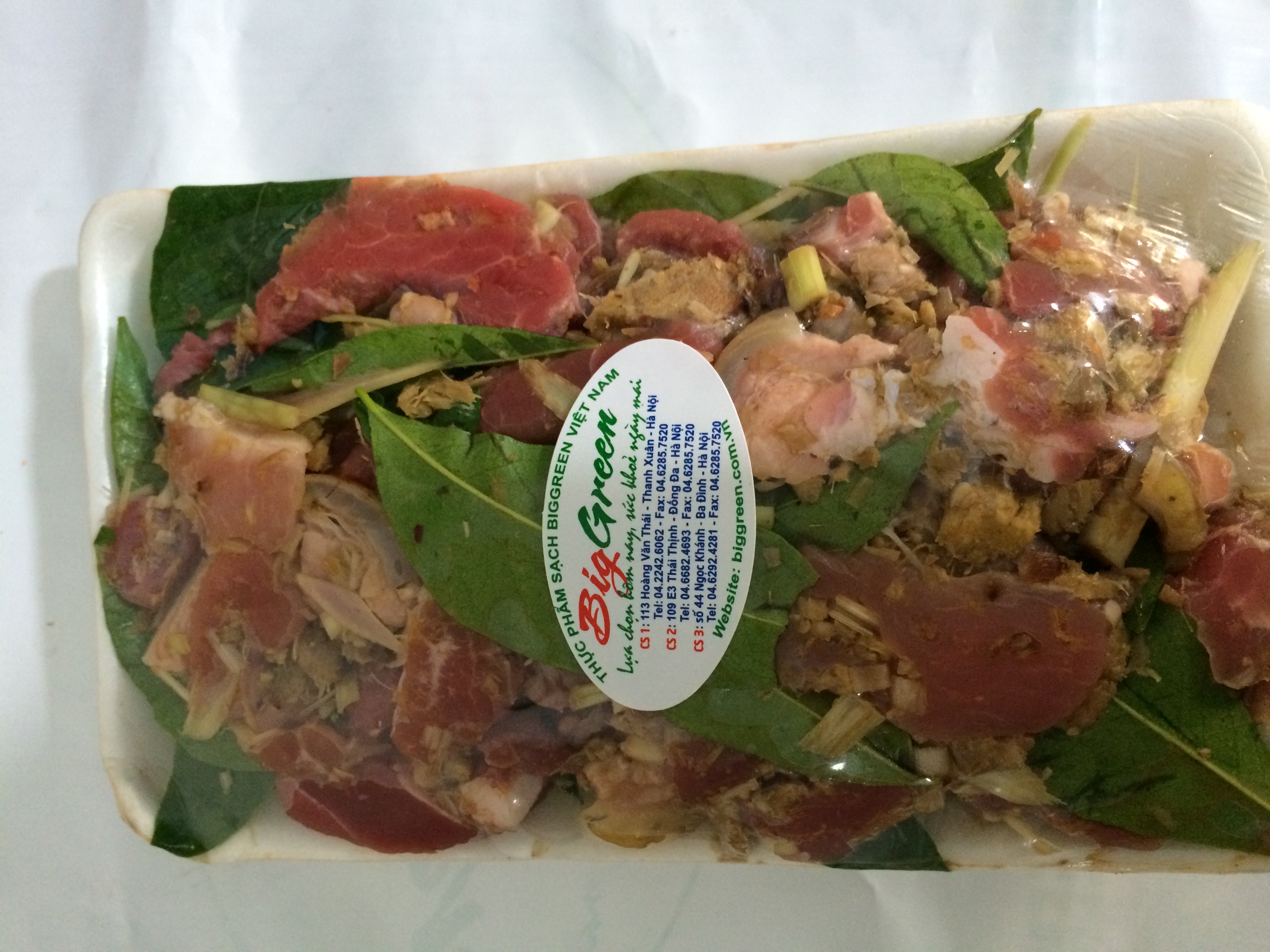 Thịt lợn rừng ướp gia vị