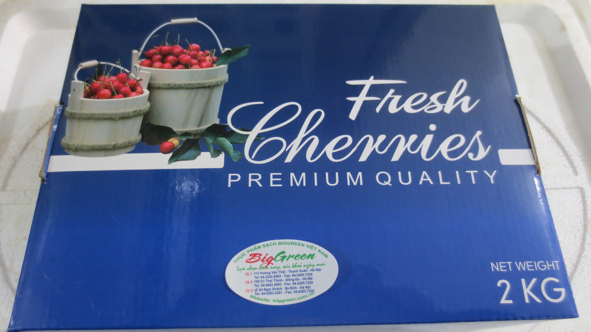 Cherry thùng 2kg