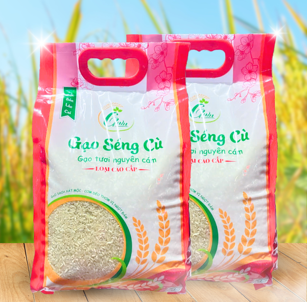 Gạo séng cù xanh mường khương túi 5kg