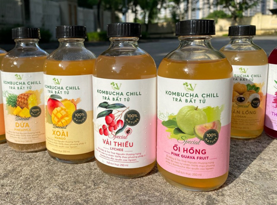 Nước Kombucha Chill 250ml VGreen