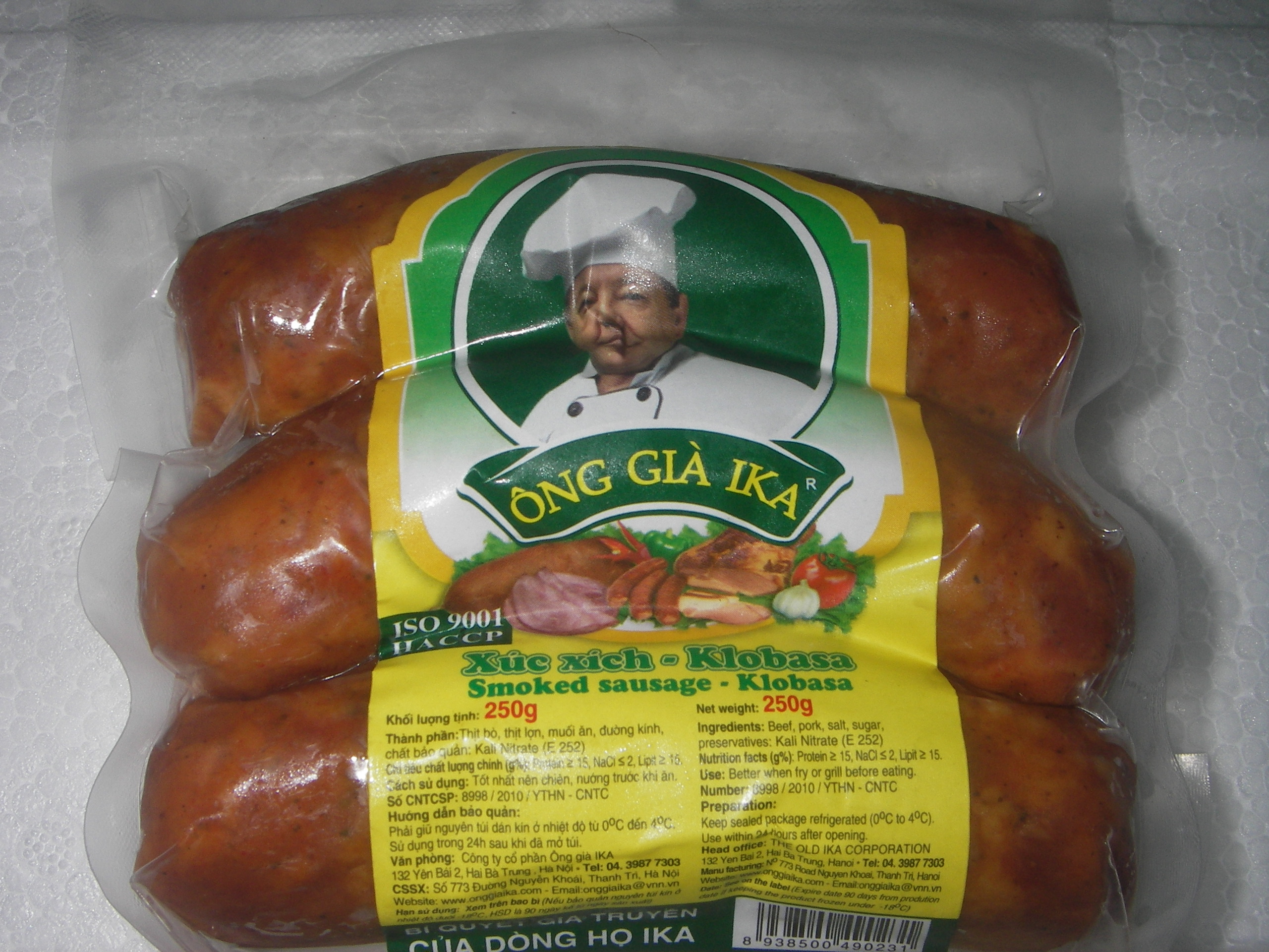 Xúc xích klobasa 250g