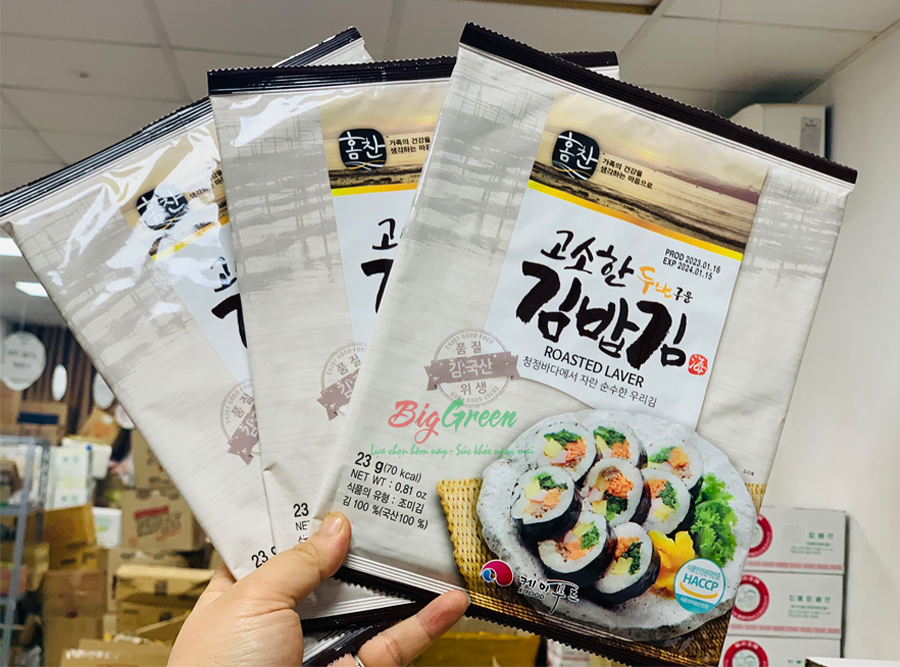 Rong biển cuộn cơm Kfood Hàn Quốc