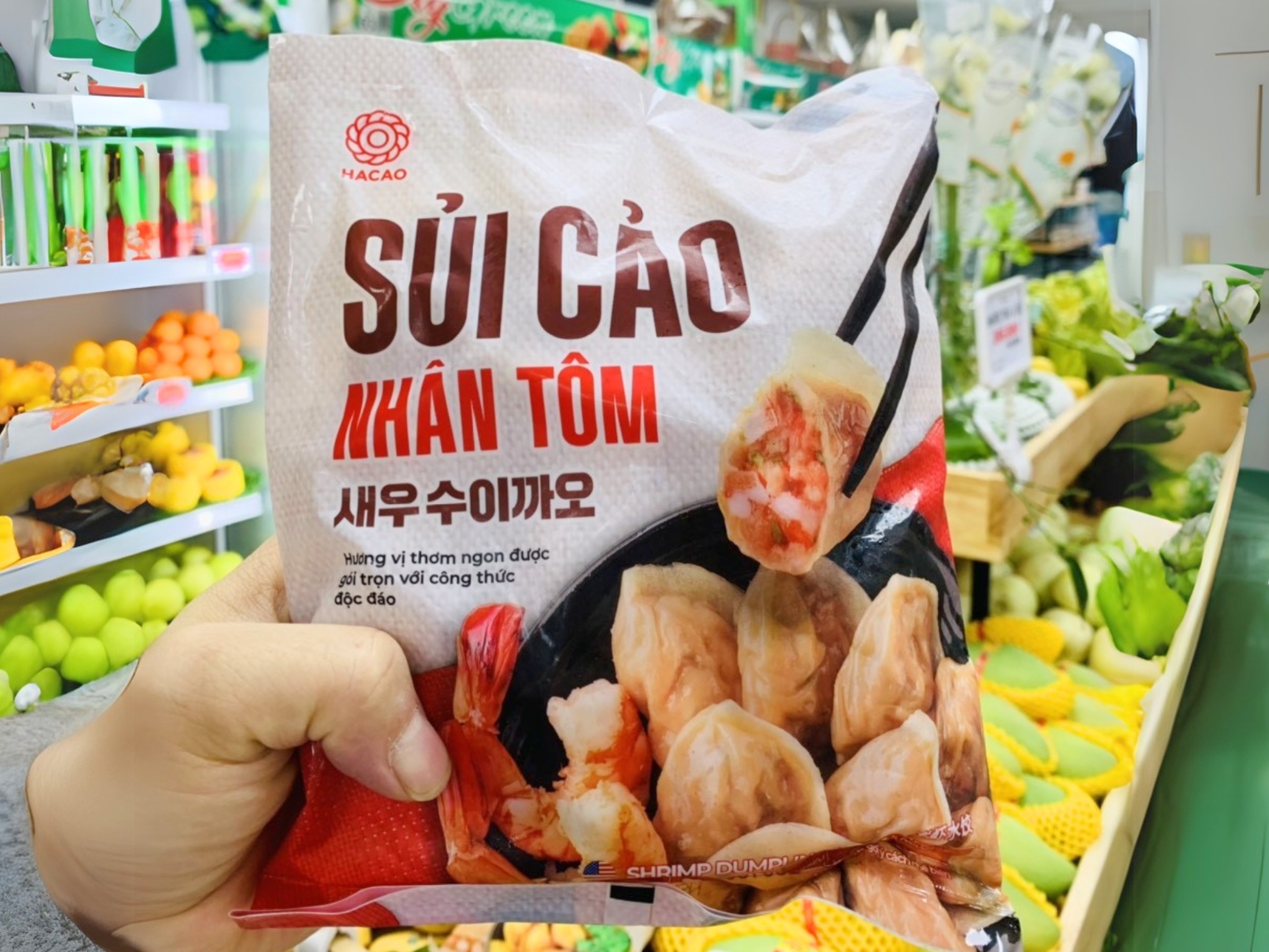 Sủi cảo Nhân tôm