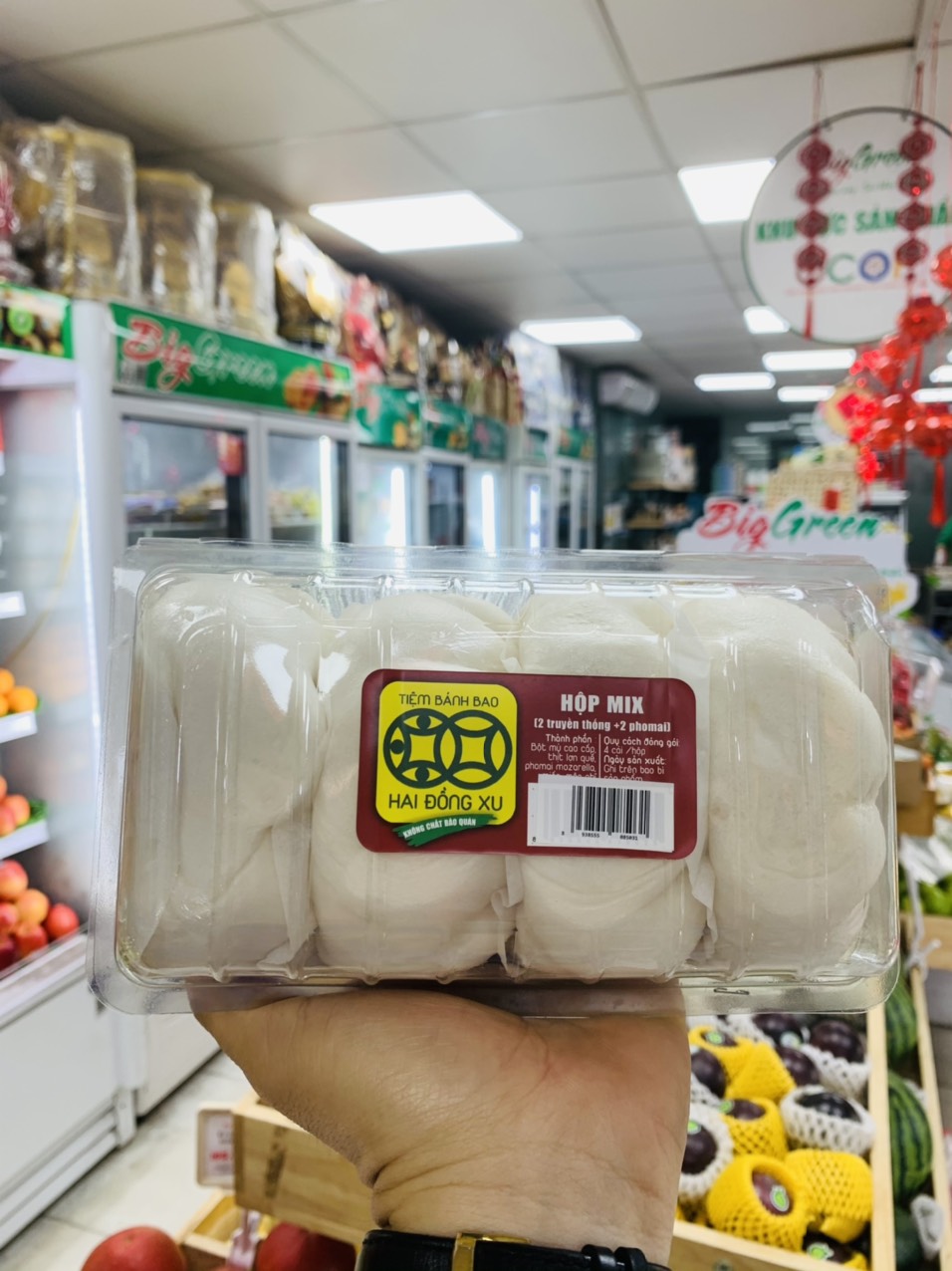Bánh bao Mix Hai Đồng Xu (8938555085055)