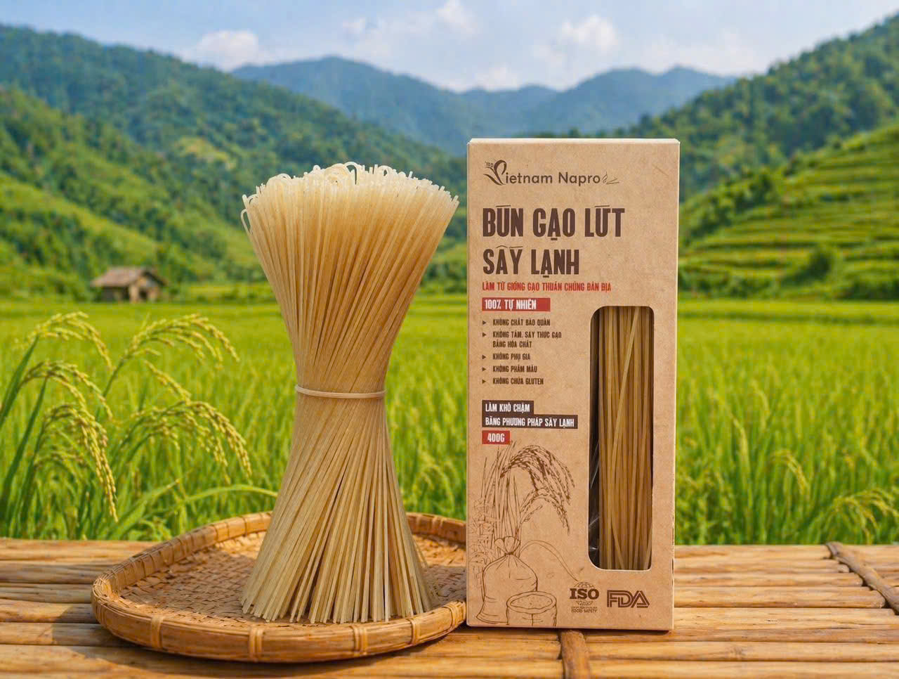 Bún Gạo Lứt sấy lạnh
