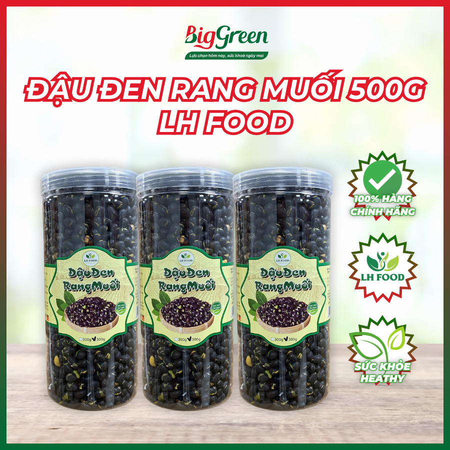 Đậu đen xanh lòng rang muối