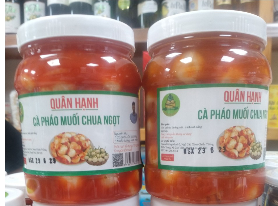 Cà pháo muối chua ngọt Quân Hạnh