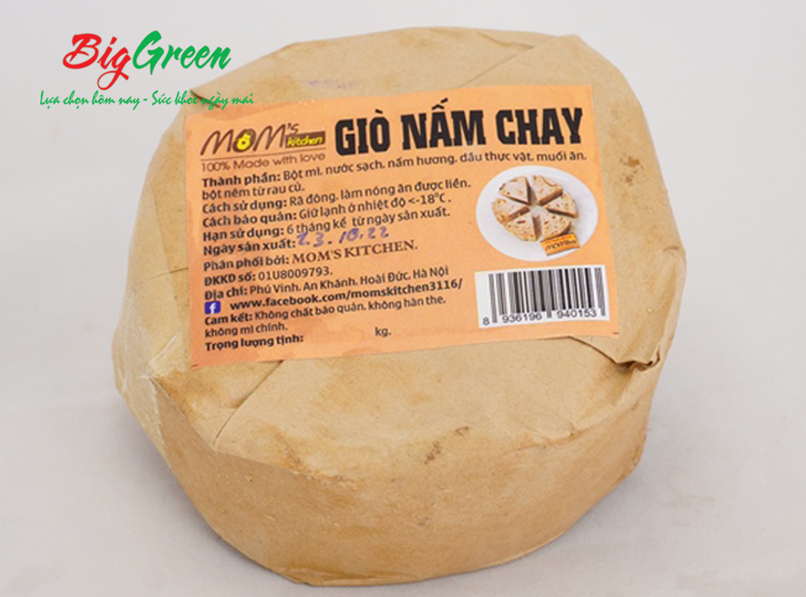 Giò nấm chay Mom'skitchen