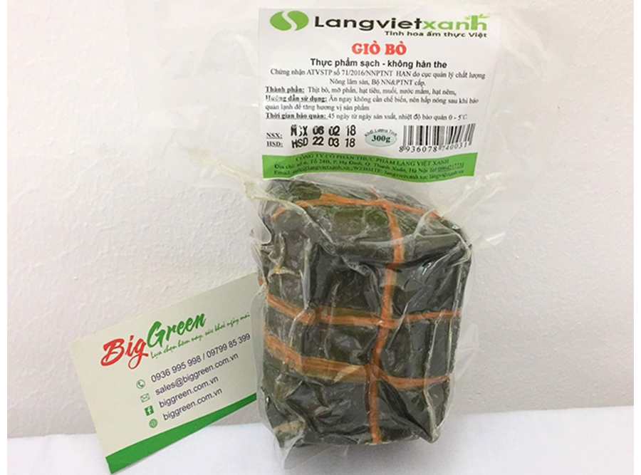 Giò Bò Làng Việt Xanh