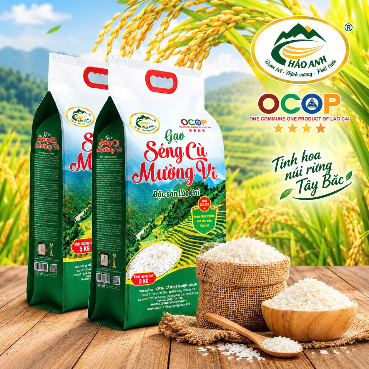 Gạo Séng Cù Mường Vi túi 5kg