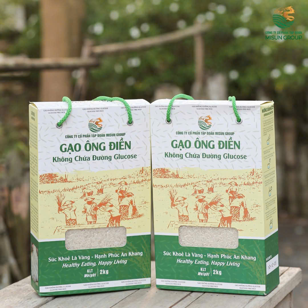 Gạo Ông Điền không đường ( túi 2kg )