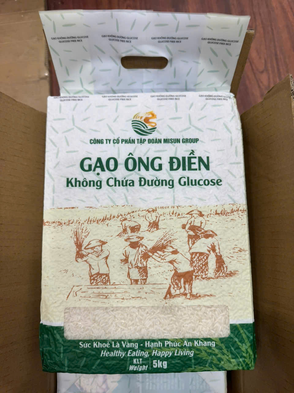 Gạo ông Điền Túi 5kg ( không đường )