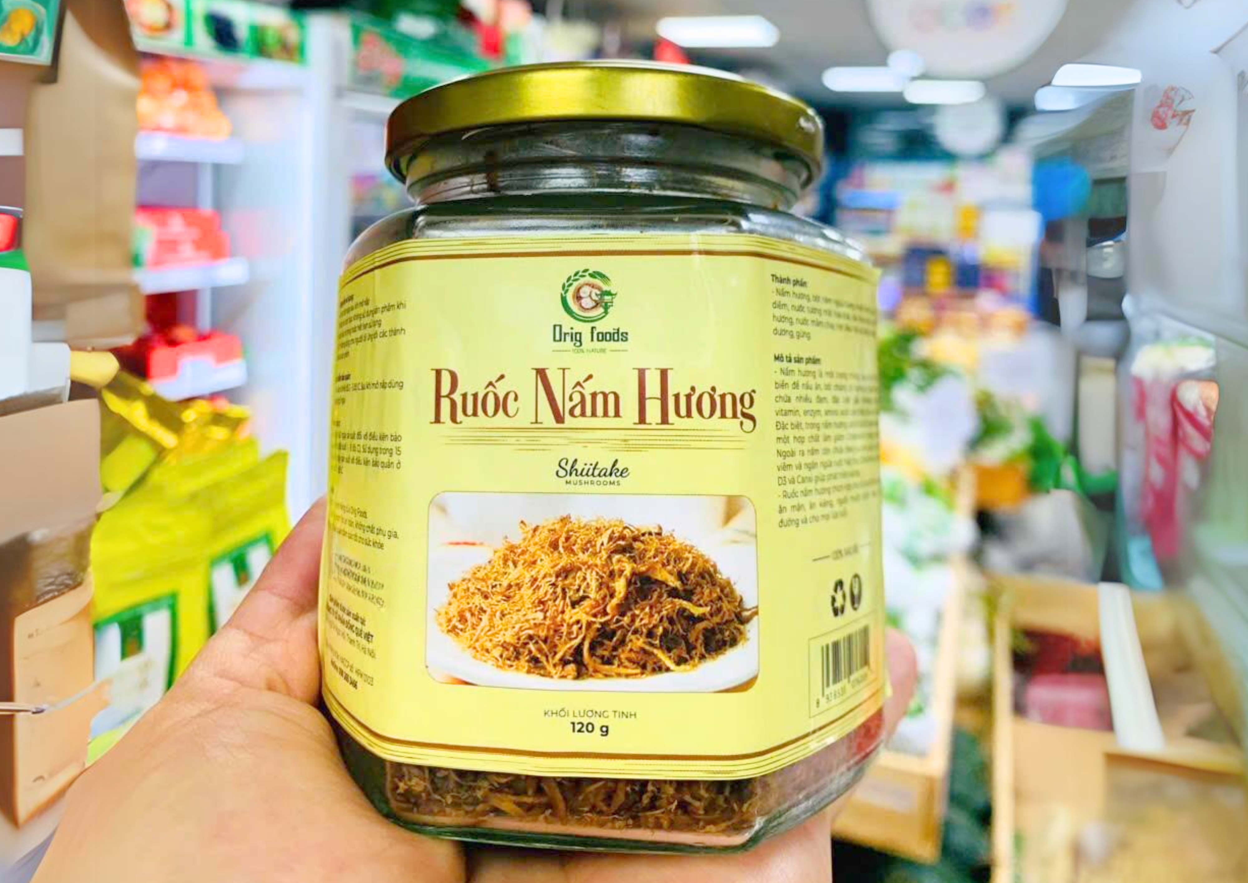 Ruốc Nấm hương Sạch