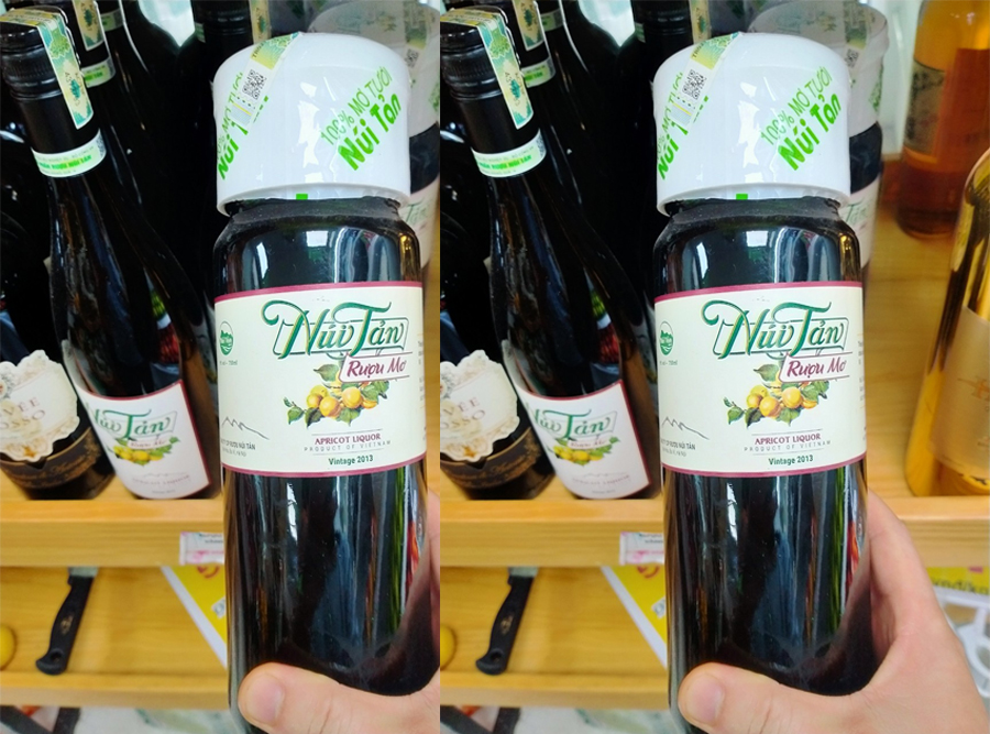 Rượu Mơ Núi Tản (chai cổ trụ)