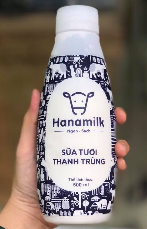 Sữa tươi thanh trùng Hanamilk