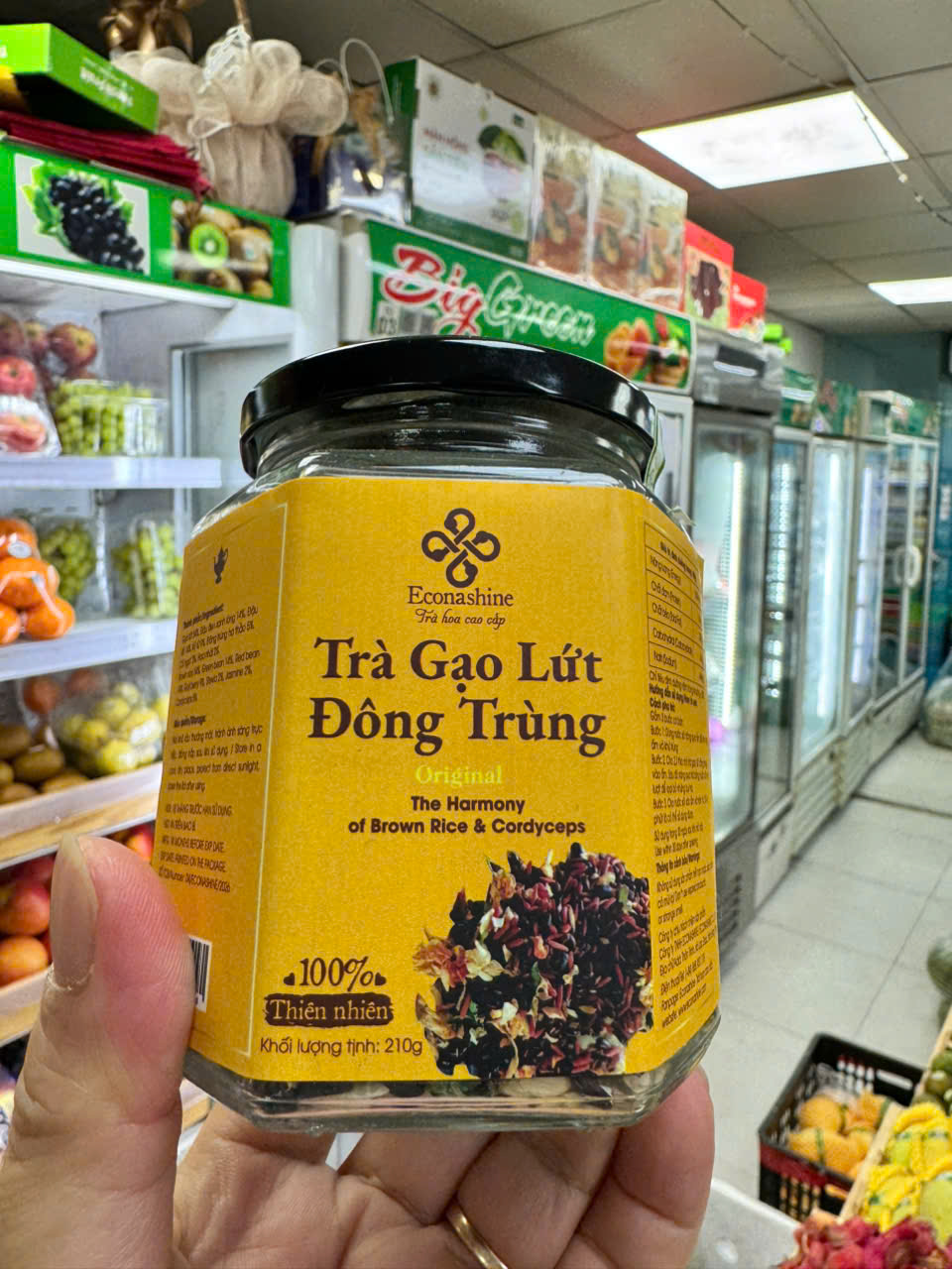 Trà Gạo lứt Đông Trùng