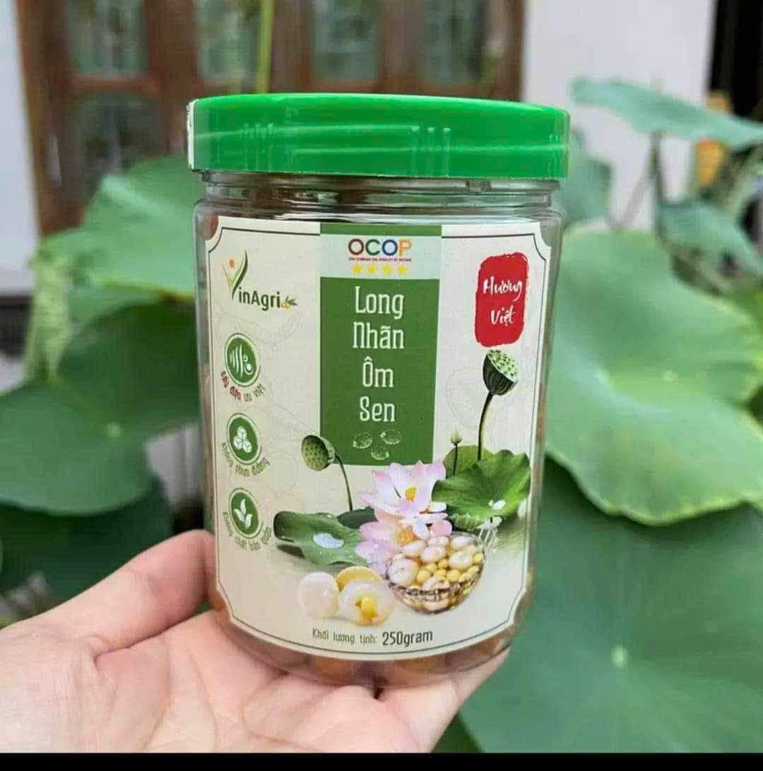 Long nhãn ôm sen Vinagri 250g –  Chất lượng OCOP 4 sao